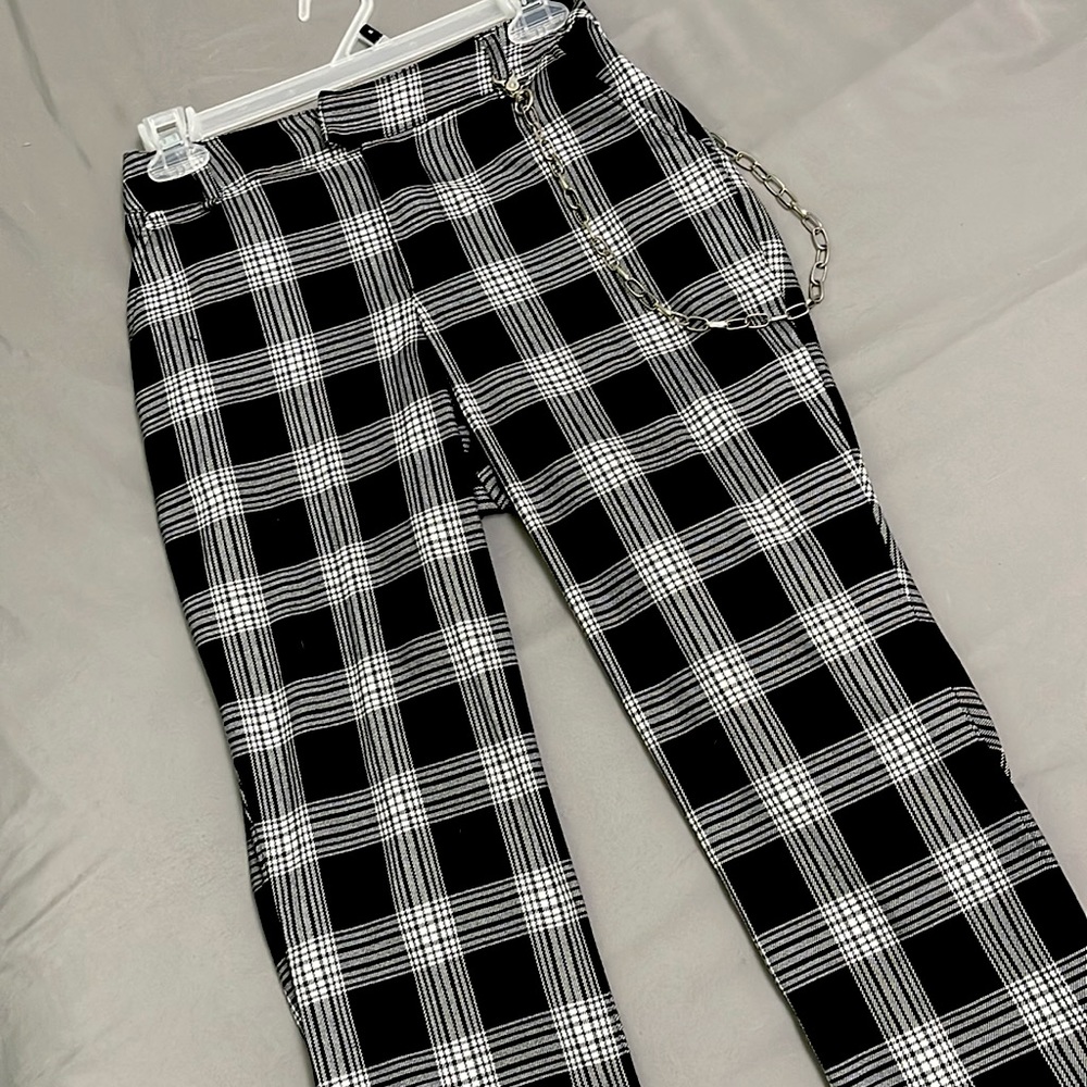 Plaid joggers